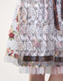 3-teiliges Damen Dirndl Set - Kleid, Bluse und Schürze im blumigen Design